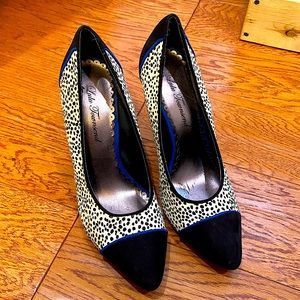 Lulu Townsend Animal Print Heels